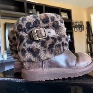 Cheetah UGG boots size 13